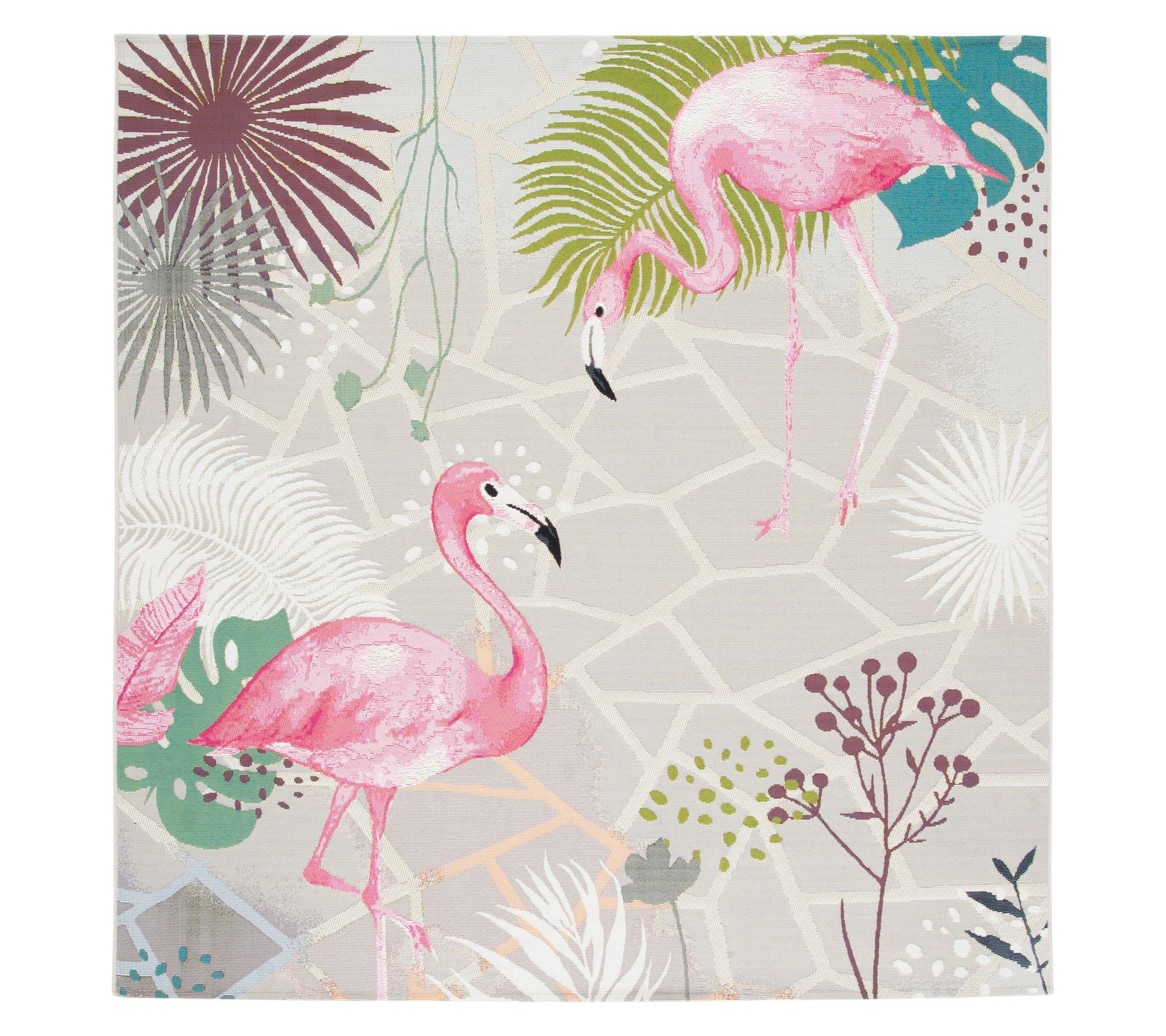 Safavieh Barbados Flamingo Bay 8' x 8' Square Rug