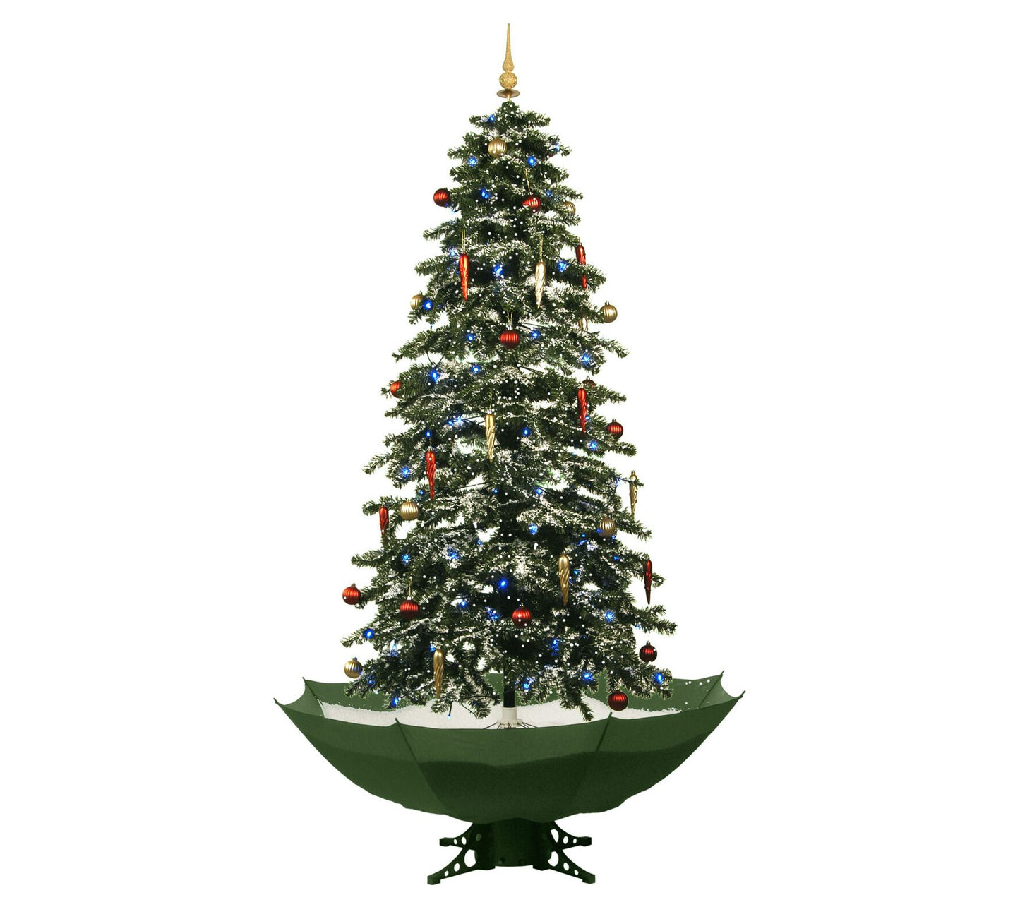 Christmas Time 67" Musical Snowy Indoor HolidayDecor Tree
