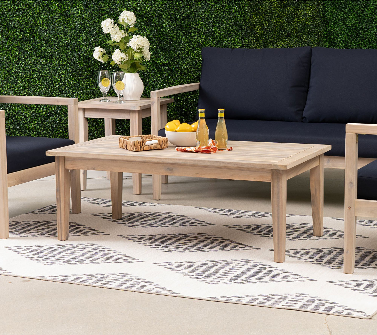 Linon Home Teagon Nat Coffee Table