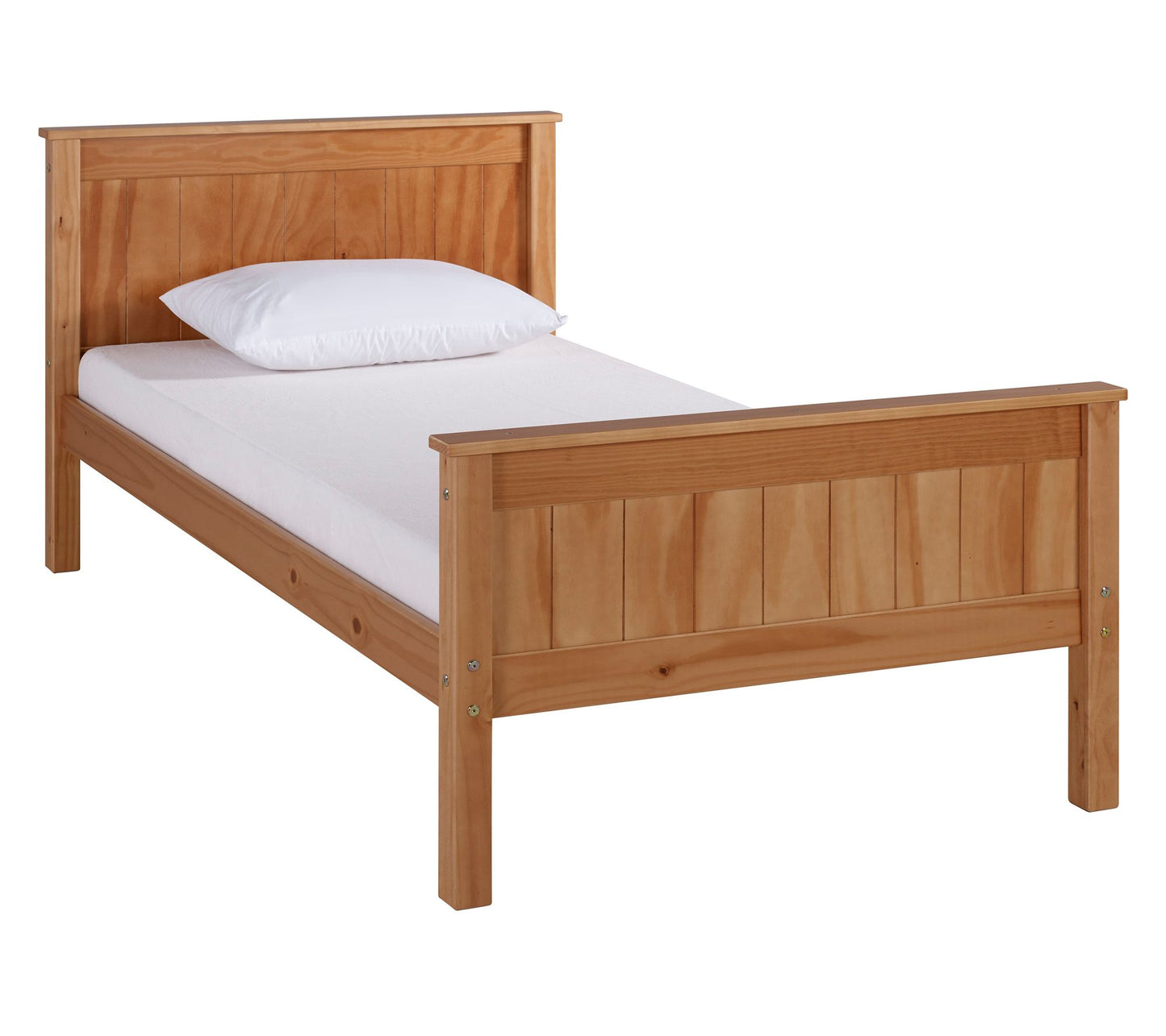 Alaterre Furniture Harmony Twin Size Wood Platform Youth Bed
