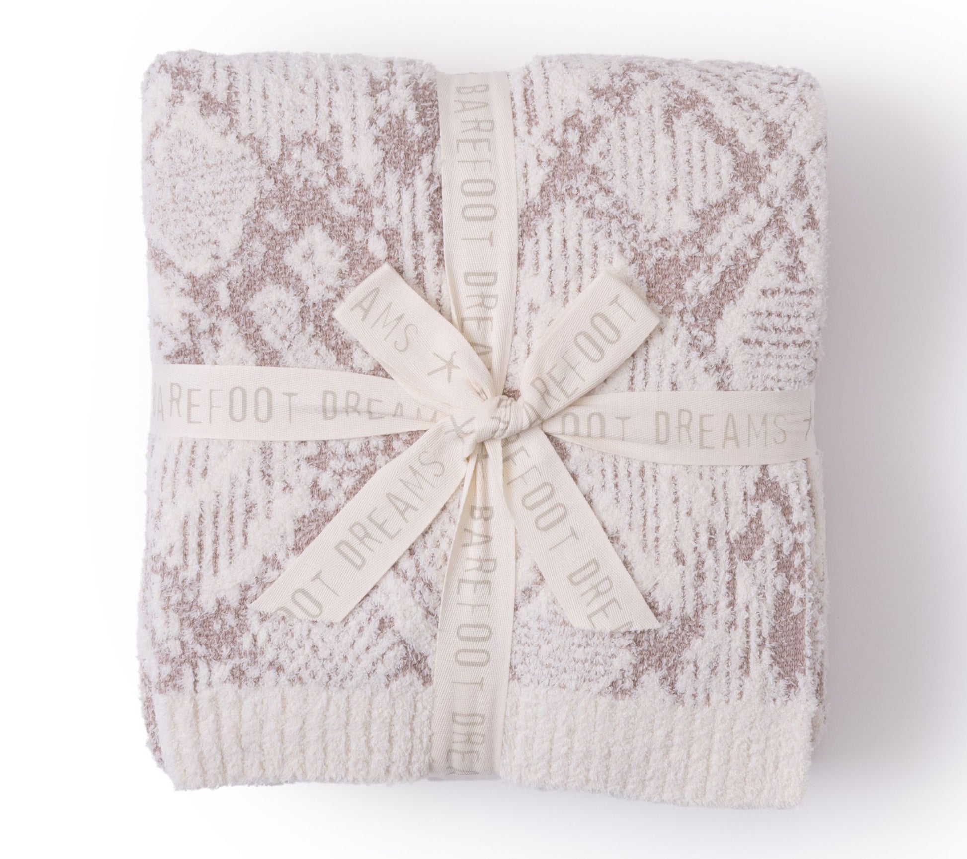 Barefoot Dreams CozyChic Cotton Graphic TextureThrow 54x72