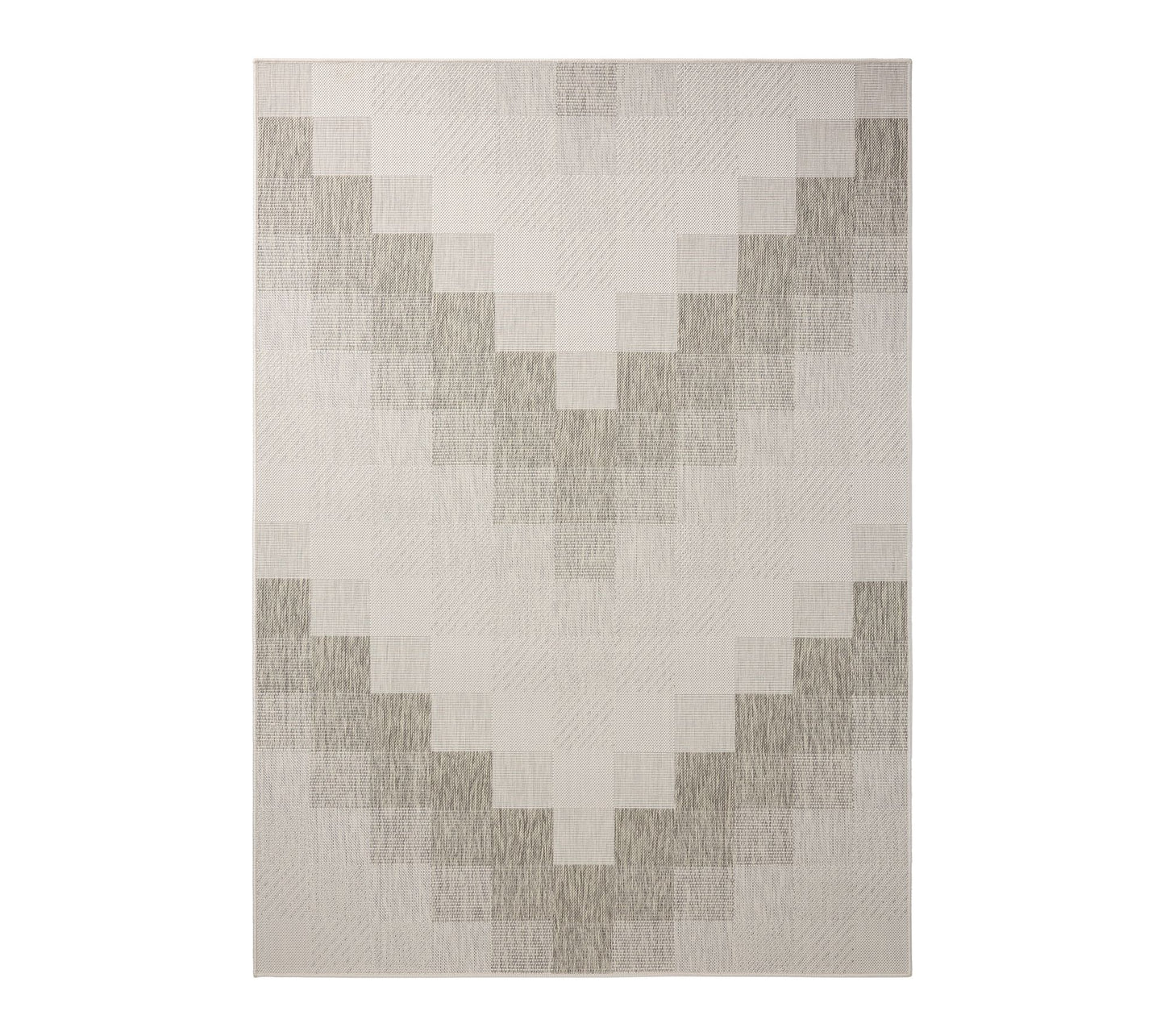 NMNY Patio Country Ombre Chevron 8x10 Indoor/Outdoor Rug