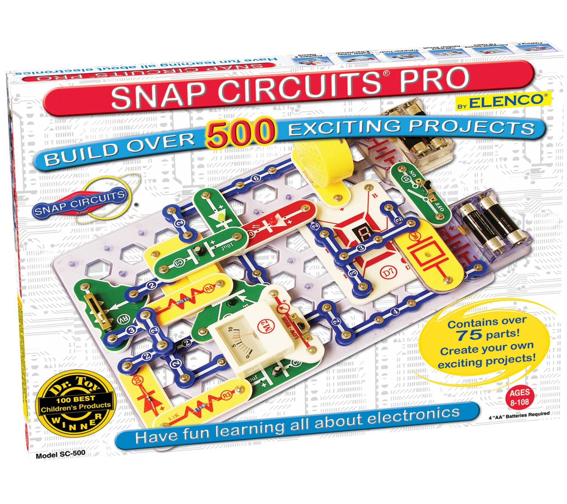 Elenco Snap Circuits Pro 500-in-1